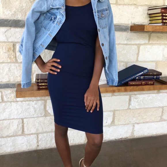 Comfy Blue dress - Picture 1 of 3